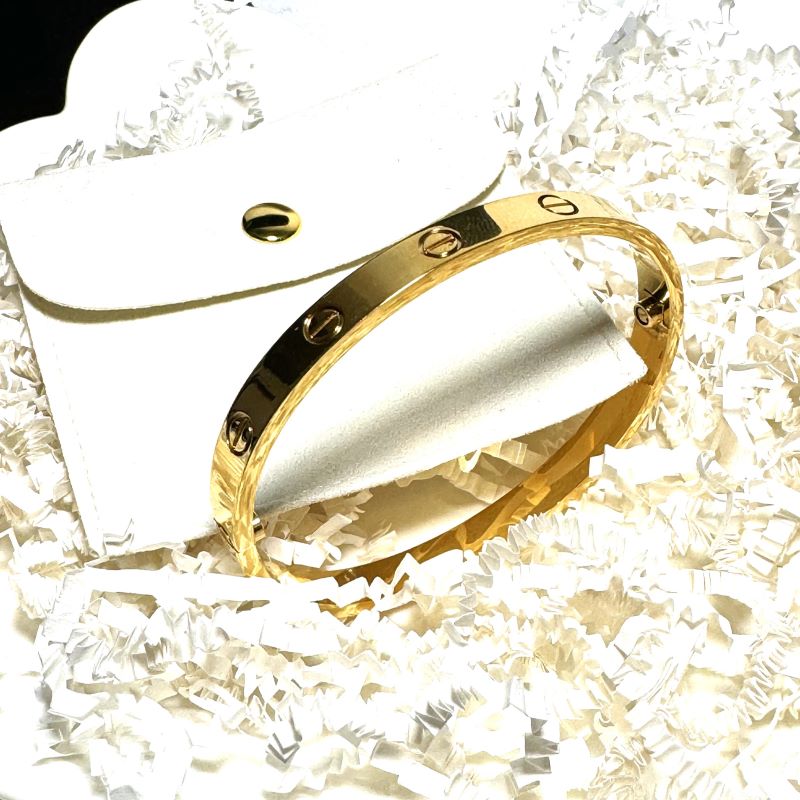 Waterproof stainless steel bangles