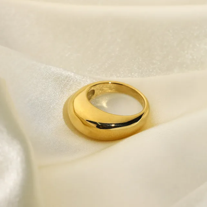 Gold Stainless Steel Ring